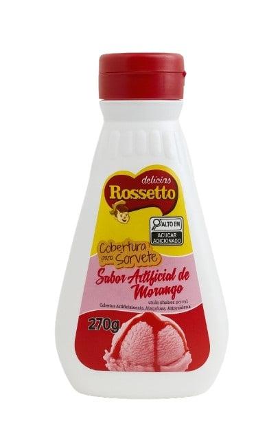 COBERTURA P/ SORVETE ROSSETTO MORANGO 270G
