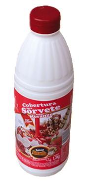 COBERTURA P/ SORVETE ROSSETTO MORANGO 1,01KG