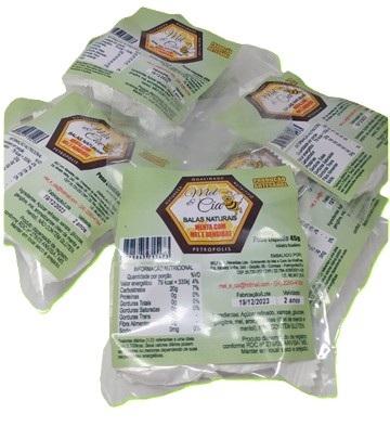 MEL&CIA BALA DE MENTA MEL E GENGIBRE 12X45G