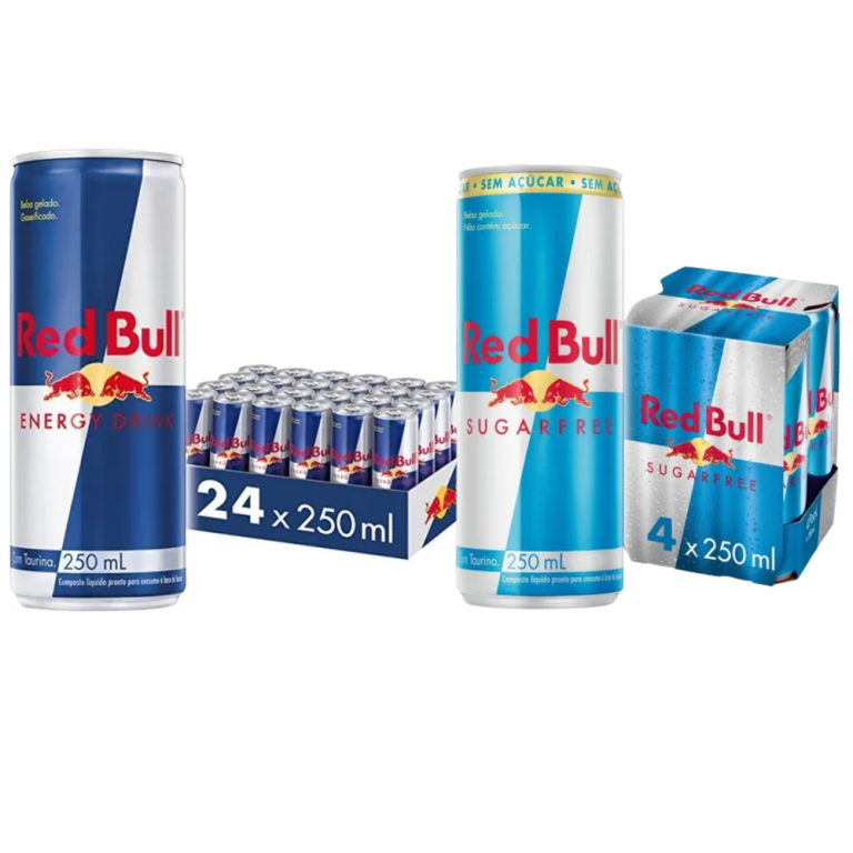 COMBO 3 RED BULL 28 LATAS 250ML - 24 TRADICIONAL 4 SUGAR FREE