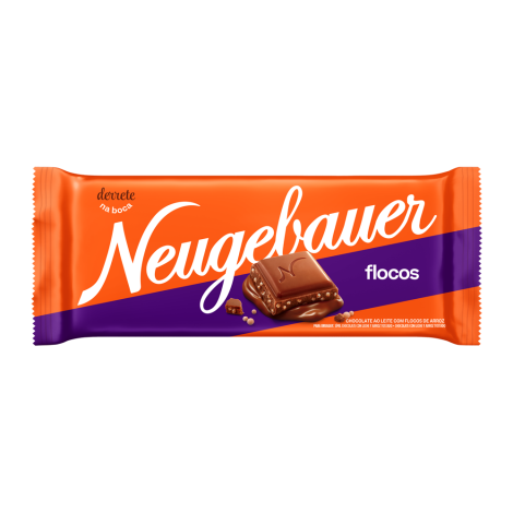 BARRA CHOCOLATE NEUGEBAUER FLOCOS 80G UND