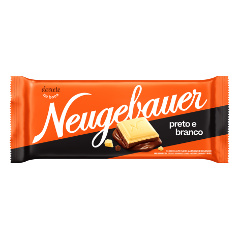 BARRA CHOCOLATE NEUGEBAUER PRETO & BRANCO 80G UND