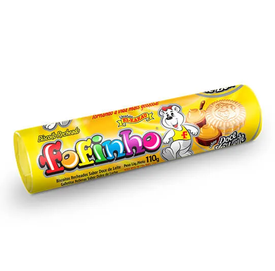 FOFINHO - BISCOITO RECHEADO DOCE LEITE PCT 110G
