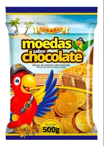 KI-KAKAU - MOEDAS AO LEITE PCT 500G