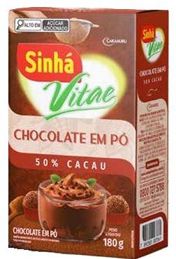 CHOCOLATE PO 50 SINHA VITAE 180G