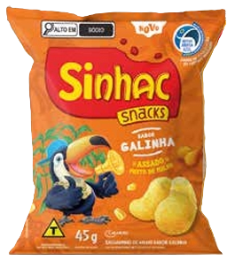 SALGADINHO DE MILHO GALINHA SINHAC 45G