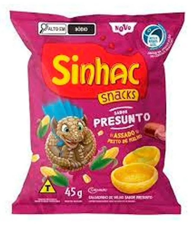SALGADINHO DE MILHO PRESUNTO SINHAC 45G