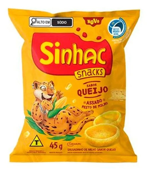 SALGADINHO DE MILHO QUEIJO SINHAC 45G
