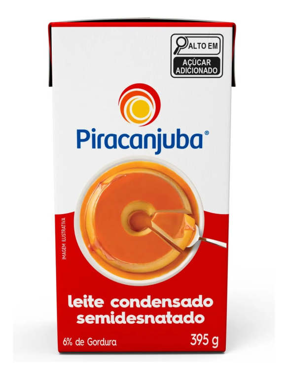 LEITE CONDENSADO SEMI DESNATADO PIRACANJUBA 395G