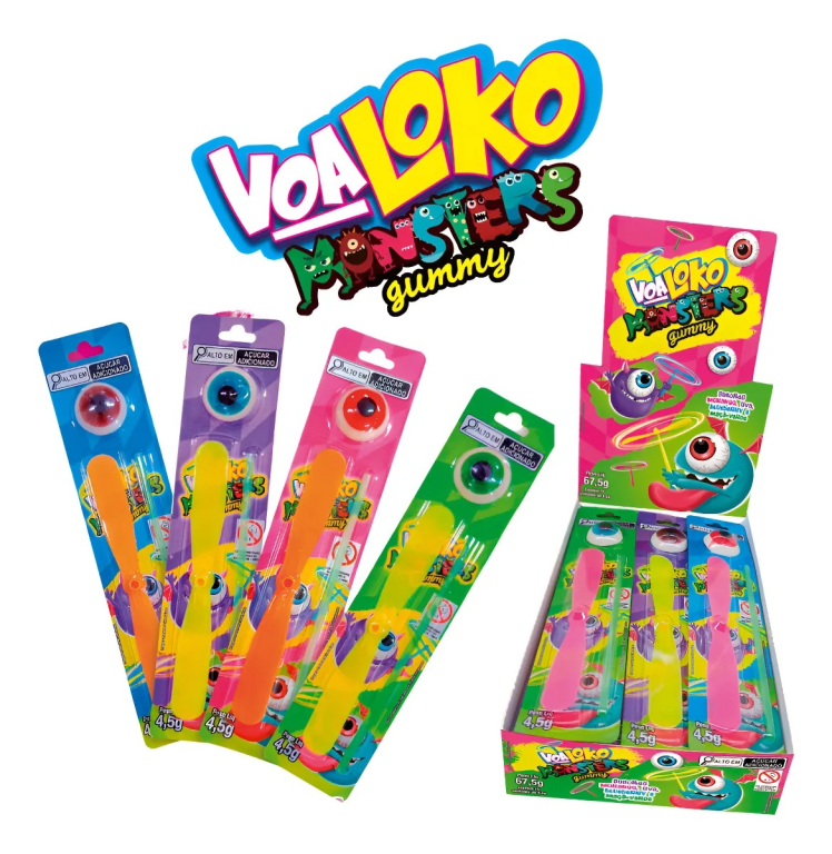 VOA LOKO MONSTERS GUMMY DP C/15