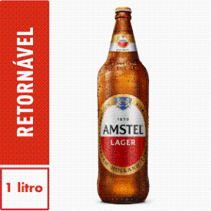 CERVEJA AMSTEL 1L C/12 *RETORNAVEL*