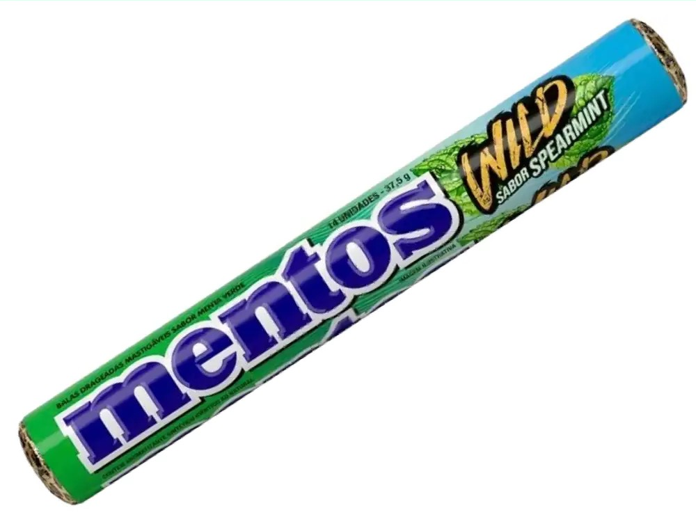 MENTOS STICK WILD SPEARMINT C/16