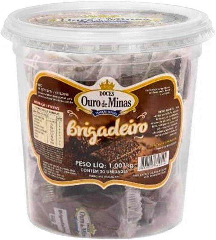 DOCE BRIGADEIRO OURO DE MINAS POTE C/21