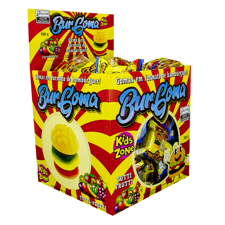 KIDS BURGOMA GOMA DE MASCAR DP C/40