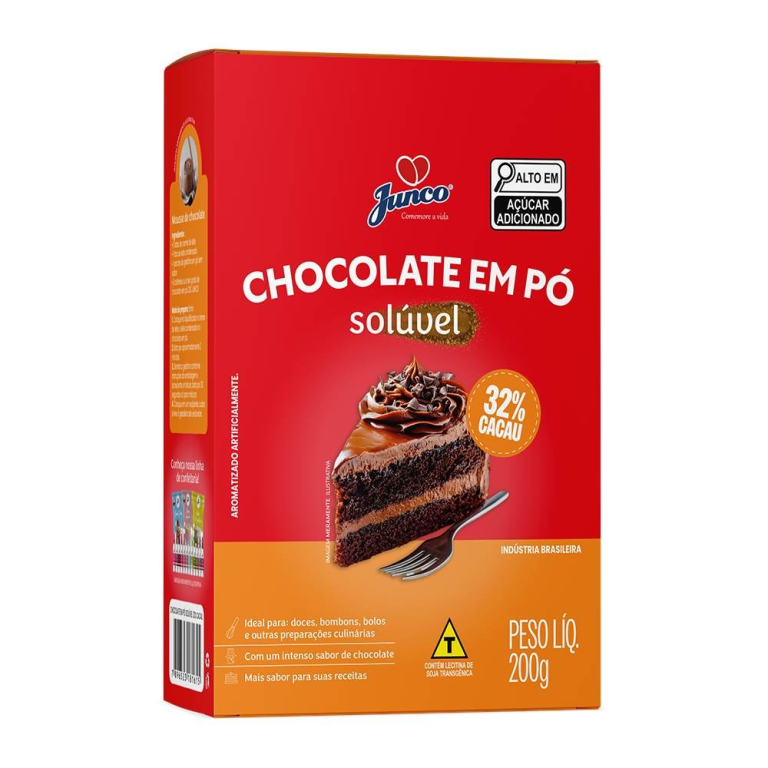 CHOCOLATE EM PO SOLÚVEL 32% 200G