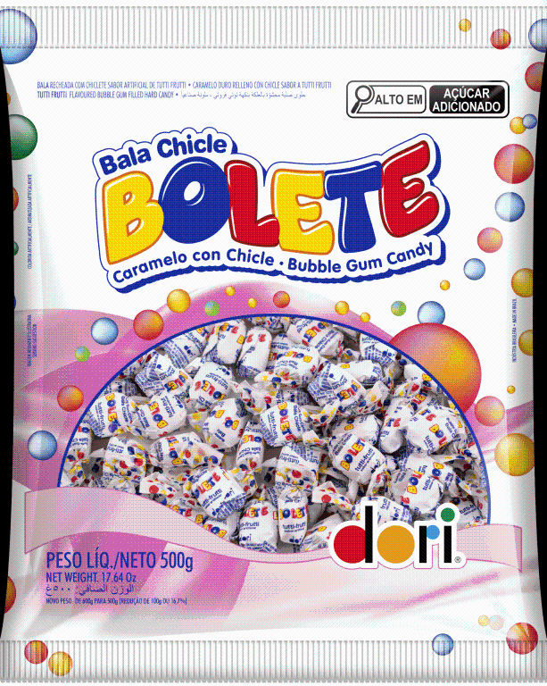 BALA BOLETE TUTTI FRUTTI PCT 500G