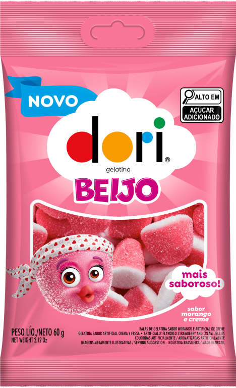 DORI SM GELATINA BEIJO CX 16X60G