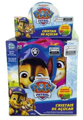CRISTAIS DE AÇUCAR KIDS PATRULHA CANINA DP C/12