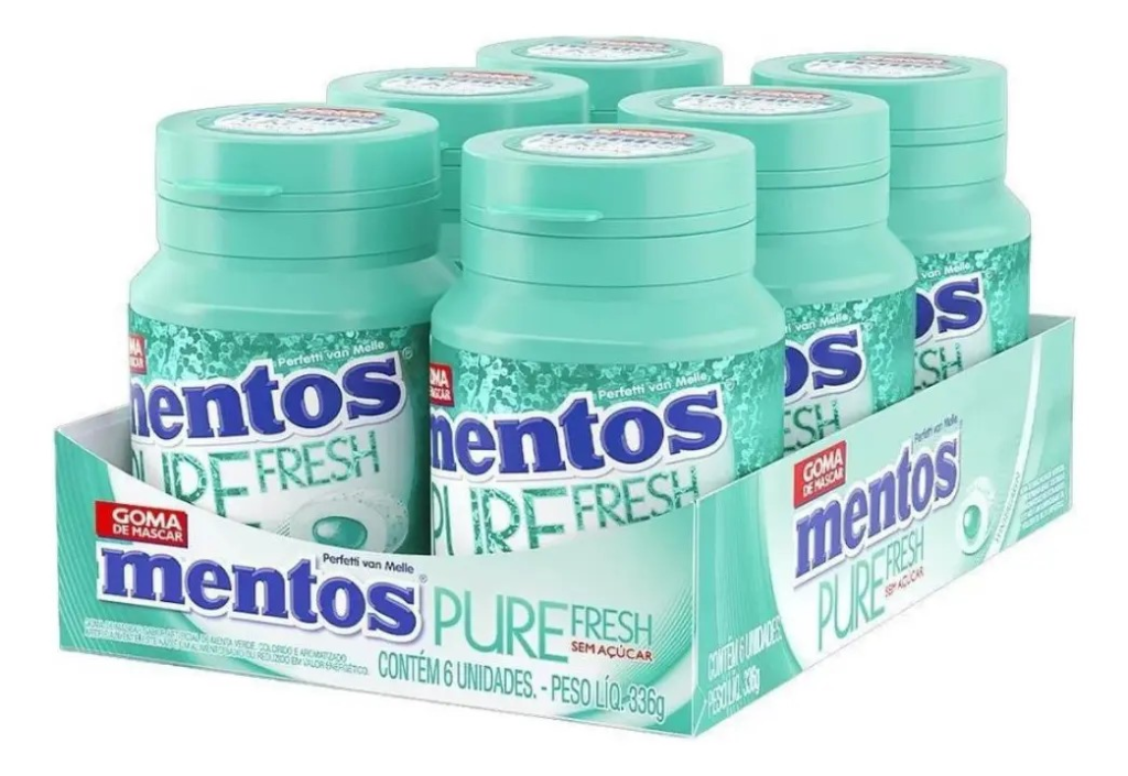MENTOS GARR P FRESH WINTRGREEN 6X56G