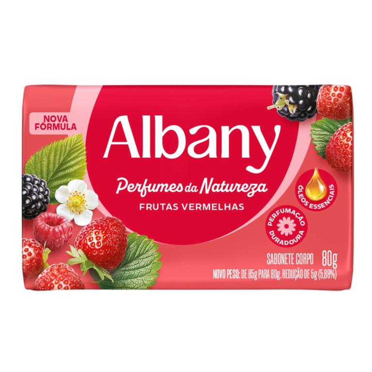 SABON. ALBANY 12X85GR FRUTAS VERMELHAS