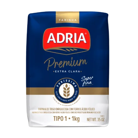 FARINHA DE TRIGO TIPO 1 PREMIUM ADRIA PCT 1KG