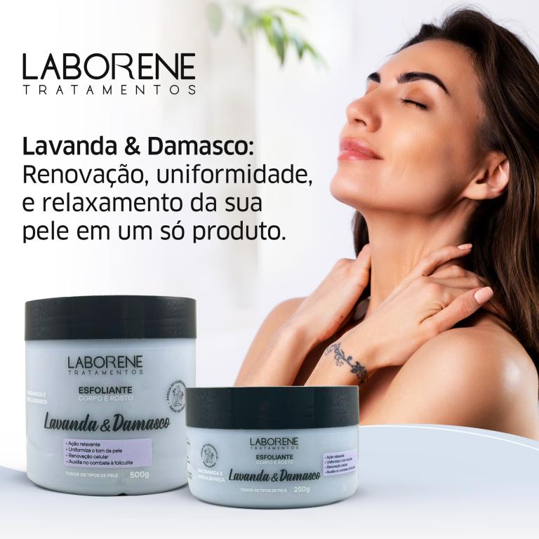 ESFOLIANTE LAVANDA & DAMASCO 250g - AVULSO - LABORENE