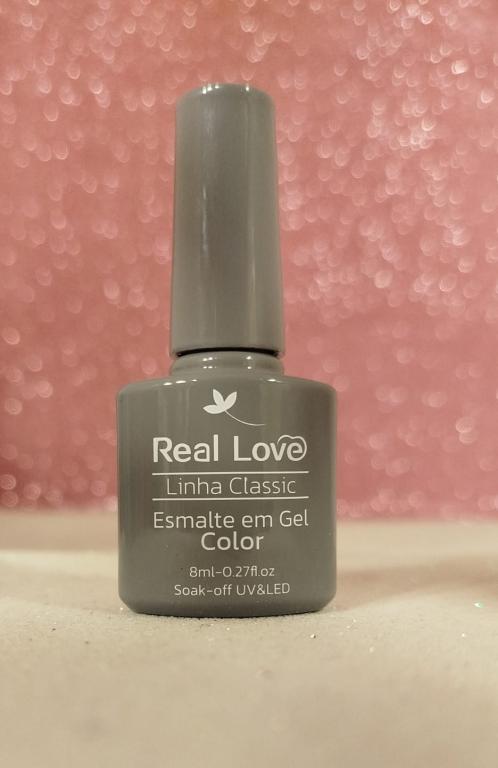 ESMALTE EM GEL COLOR UV&LED LINHA CLASSIC CINZA - AVULSO - REAL LOVE