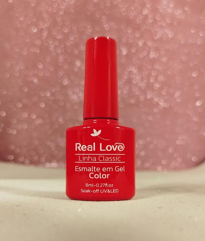 ESMALTE EM GEL COLOR UV&LED LINHA CLASSIC VERMELHO SANGUE - AVULSO - REAL LOVE