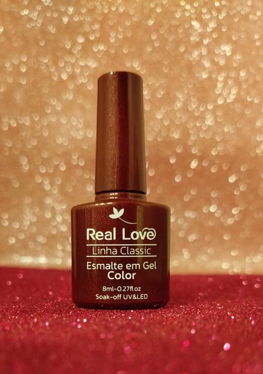 ESMALTE EM GEL COLOR UV&LED LINHA CLASSIC MARROM - AVULSO - REAL LOVE