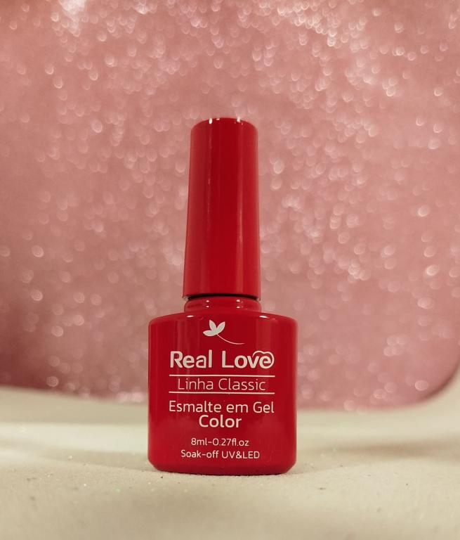 ESMALTE EM GEL COLOR UV&LED LINHA CLASSIC VERMELHO MÉDIO - AVULSO - REAL LOVE