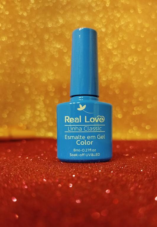 ESMALTE EM GEL COLOR UV&LED LINHA CLASSIC AZUL - AVULSO - REAL LOVE