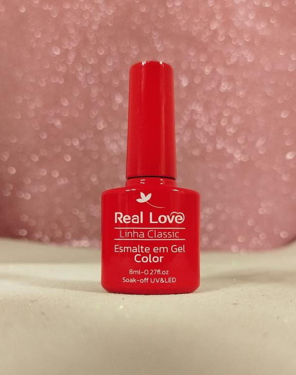 ESMALTE EM GEL COLOR UV&LED LINHA CLASSIC VERMELHO INTENSO - AVULSO - REAL LOVE