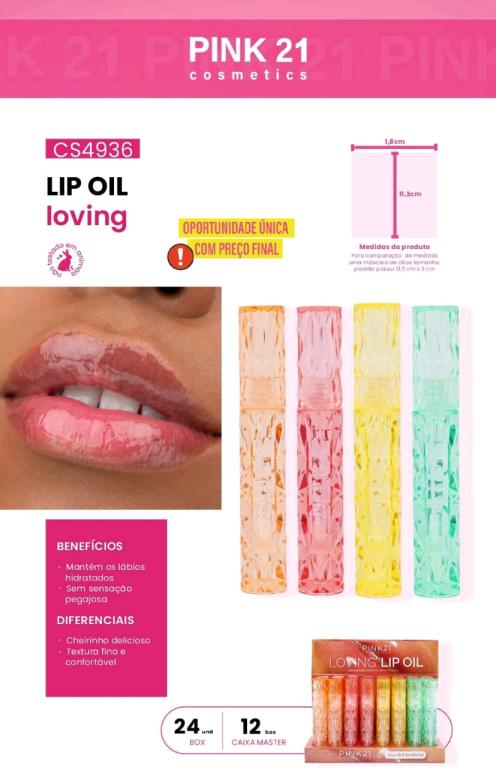 LIP OIL LOVING C/24 UNI - PINK 21
