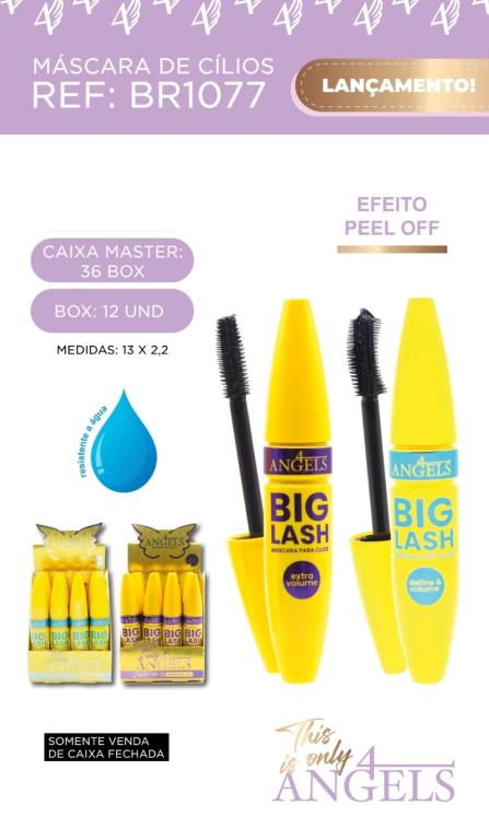 MÁSCARA PARA CÍLIOS BIG LASH C/12 UNID - 4 ANGELS