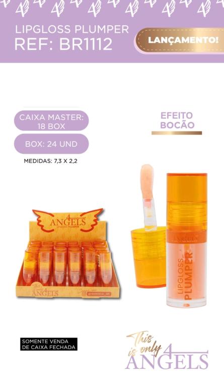 LIPGLOSS PLUMPER C/24 UNID - 4 ANGELS