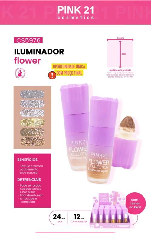 ILUMINADOR LÍQUIDO FLOWER COLLECTION