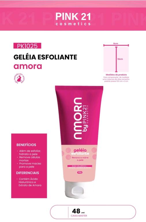 GELÉIA ESFOLIANTE AMORA - AVULSO - PINK 21
