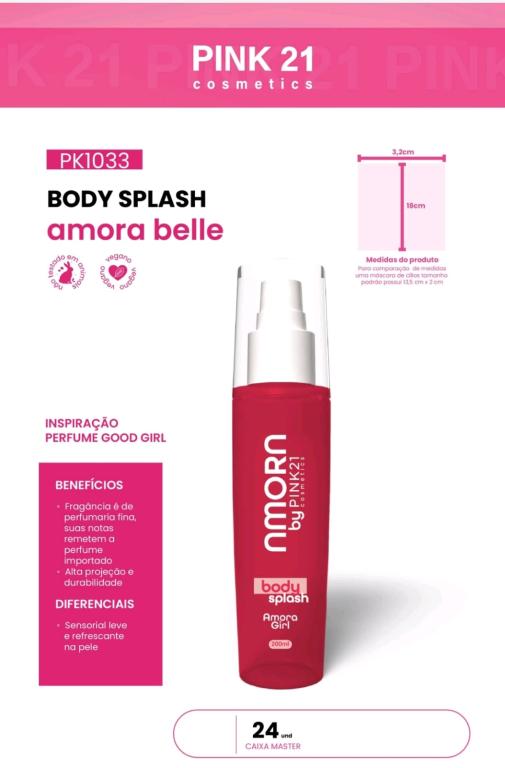 BODY SPLASH AMORA BELLE - AVULSO - PINK 21