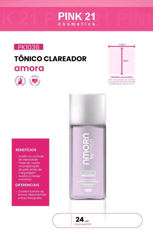 TÔNICO CLAREADOR - AVULSO - PINK 21