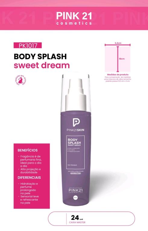 BODY SPLASH SWEET DREAM - AVULSO - PINK 21
