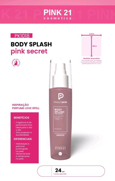 BODY SPLASH PINK SECRET - AVULSO - PINK 21