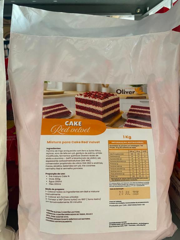 MIST CAKE RED VELVET 1KG OLIVER
