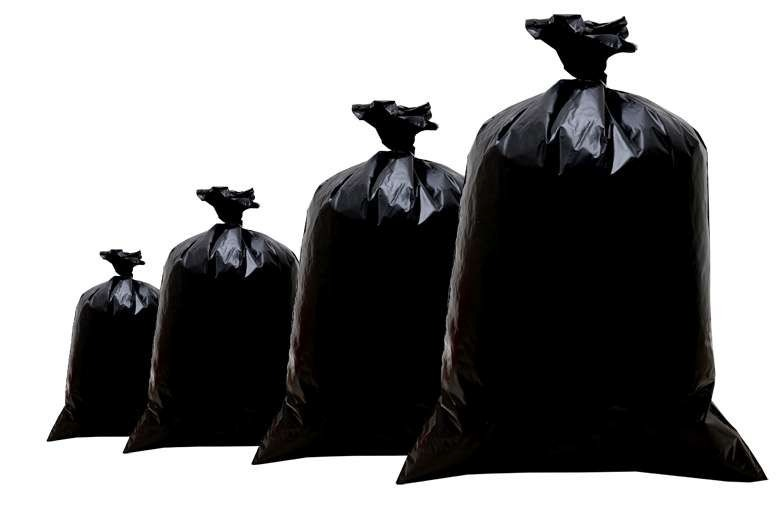 SACO LIXO 150L PRETO 90X90X0,12