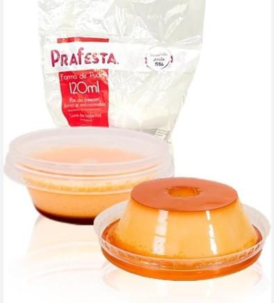 FORMA PUDIM COM TAMPA PRA FESTA 120 ML