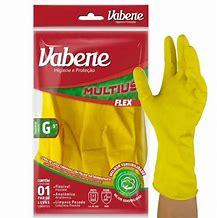 LUVA MULT LATEX LEVE M AMARELA 1PAR/PCT