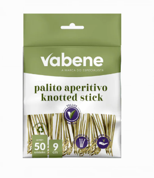 ESPETO BAMBU  MINI HAMBURGUER GOLF 9 CM VABENE