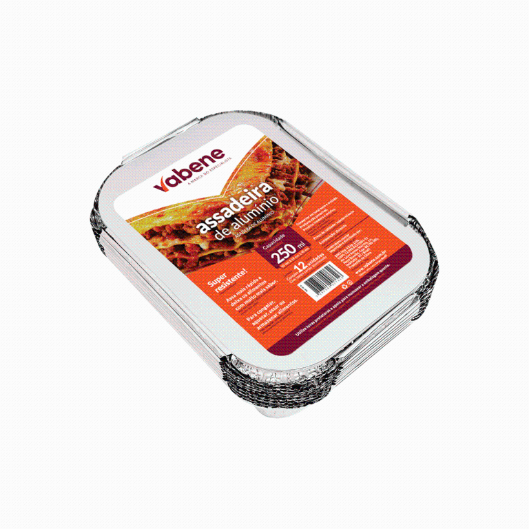 ASSADEIRA RETANGULAR 250ML VABENE