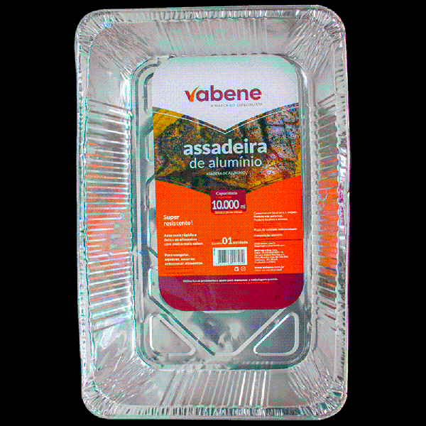 ASSADEIRA RETANGULAR 10000ML VABENE