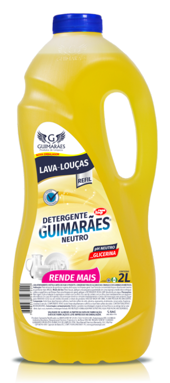 DETERGENTE NEUTRO  2 LT GUIMARÃES