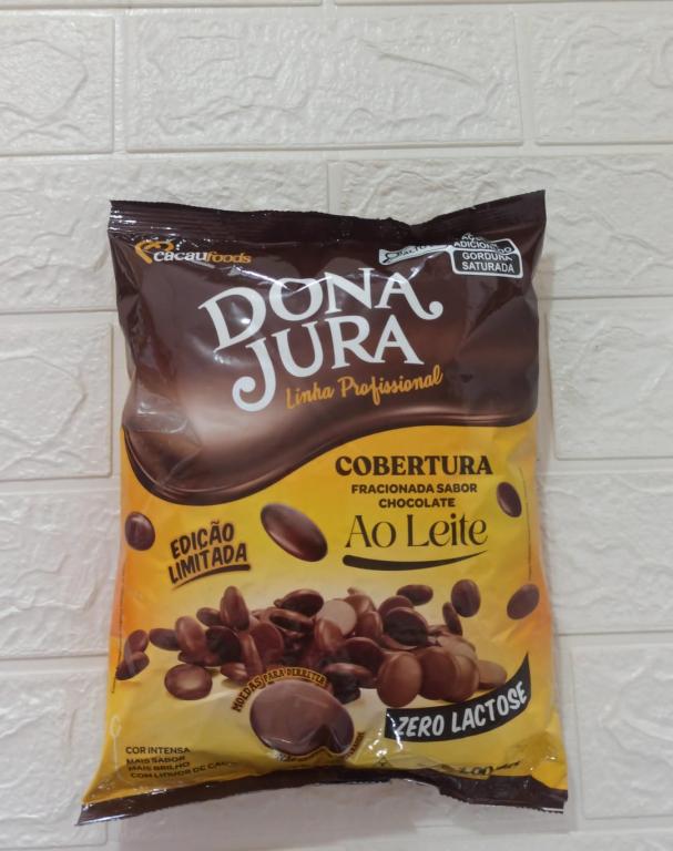COBERTURA FRACIONADA AO LEITE MOEDAS 1,005 KG DONA JURA